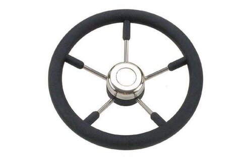 Stuurwiel zwart 35 cm