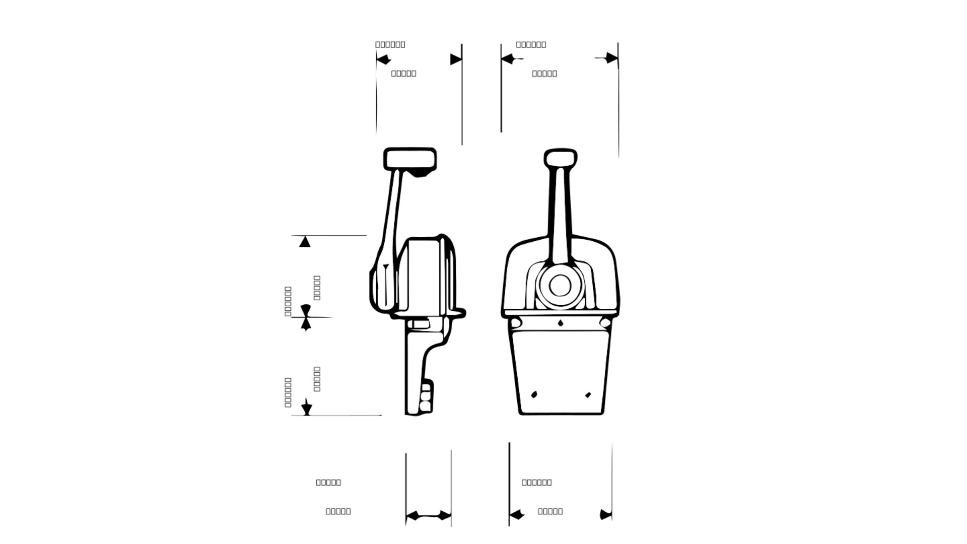 Ultraflex B65 gashendel verchroomd