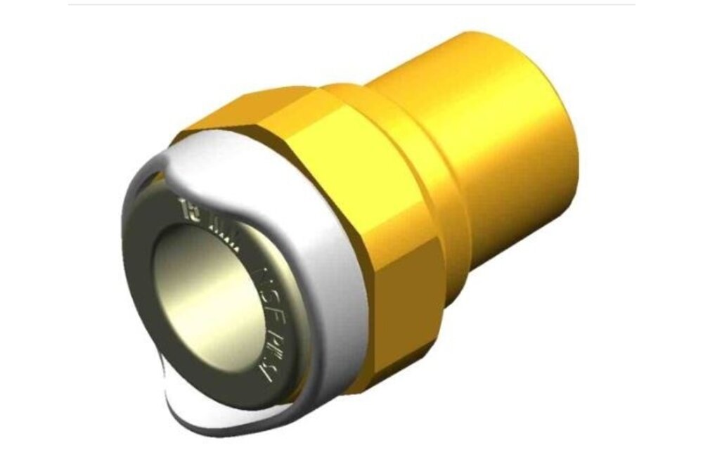 Whale Adapter 1/2" NPT male 15mm