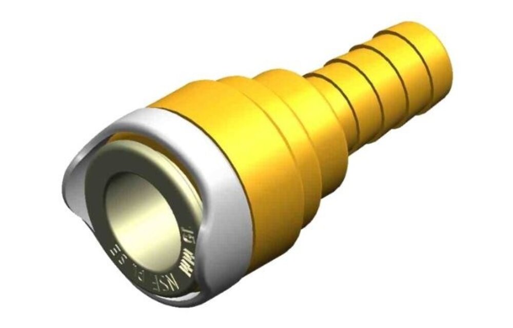 Whale adapter voor slang 1/2" - 15mm