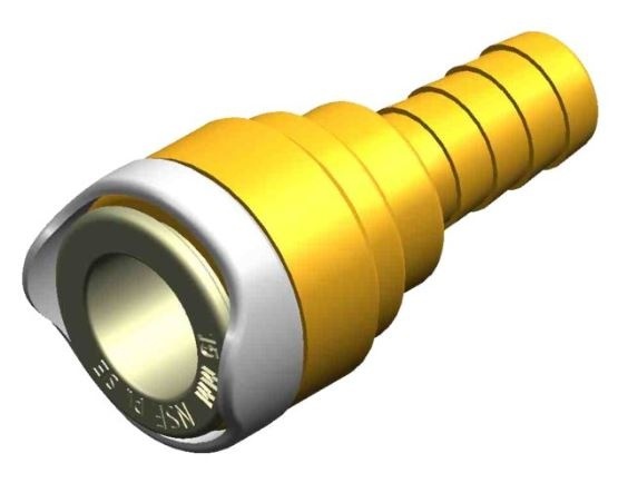 Whale adapter voor slang 1/2" - 15mm