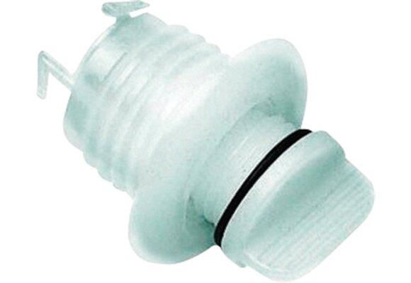 Lensplug wit met 0-ring afdichting