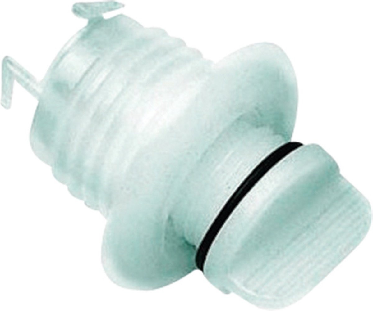 Lensplug wit met 0-ring afdichting