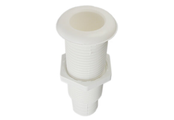 Koker Lensplug Wit Slangaansluiting 100mm