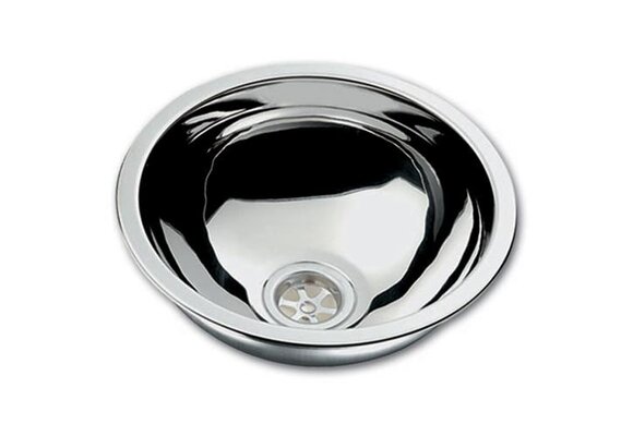 Hollex wasbak gepolijst komvorm