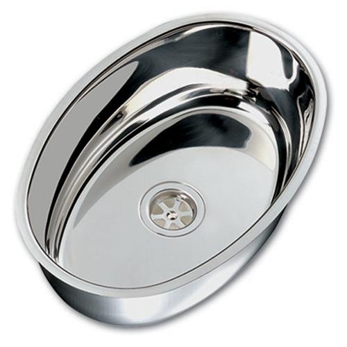 Hollex wasbak gepolijst ovaal inwendig ø360mm