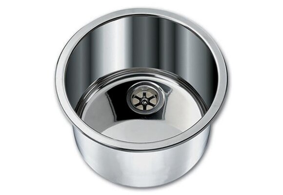 Hollex wasbak rond gepolijst