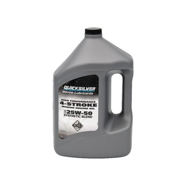 Quicksilver 25W50 4-takt semisynthetische motorolie 4L 858084QE1