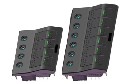 Allpa ABS schakelpaneel, 12V - spatwaterdicht