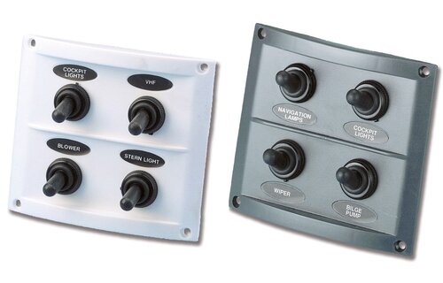 Allpa Kunststof schakelpaneel  12V  4-schakelaars
