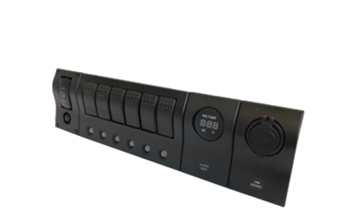 Allpa ABS schakelpaneel, 12V - spatwaterdicht