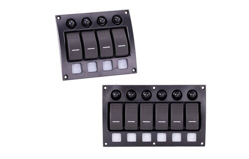 Sierra Schakelpaneel 12-24V incl. automatische zekeringen