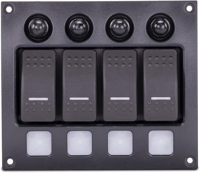 Sierra Schakelpaneel 12-24V incl. automatische zekeringen