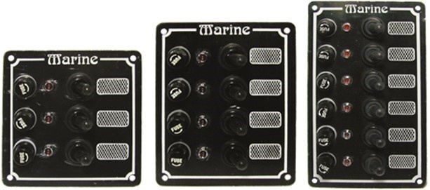 Allpa Aluminium schakelpaneel 12V verticaal