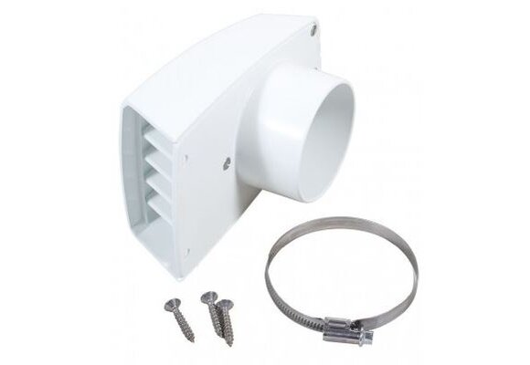 Wallas Inlaat grill 75mm water beschermd