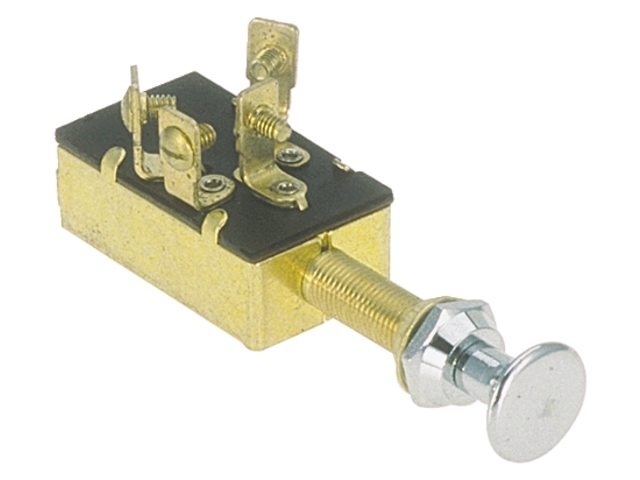 Trekschakelaar verchroomd