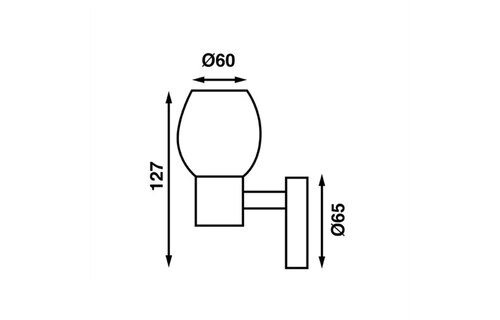 Båtsystem wandlamp LEIA LW2 USB