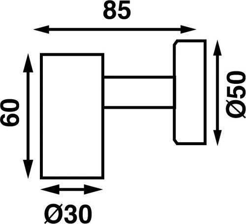 Båtsystem Leeslamp MiniTube D4 met USB zwart