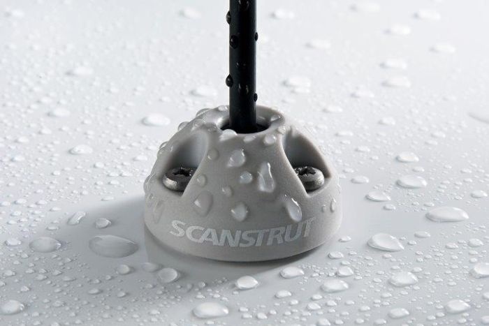 Scanstrut waterdichte dekdoorvoer verticaal - GRIJS