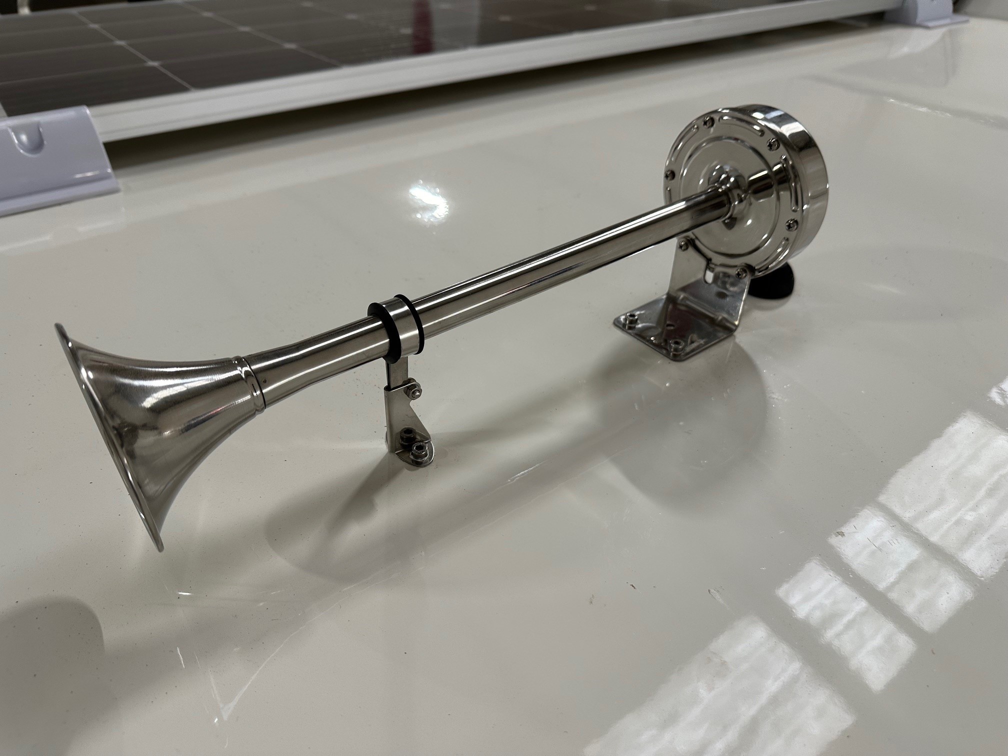 Talamex Scheepshoorn 12 Volt enkel RVS - 400mm