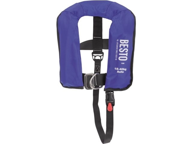 Besto Automatisch Reddingsvest Junior Blauw