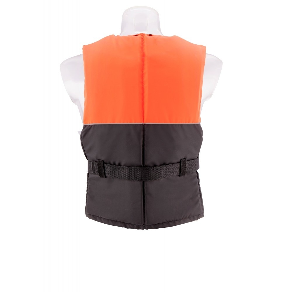 Besto Dinghy Zipper zwemvest 50N Oranje/Zwart