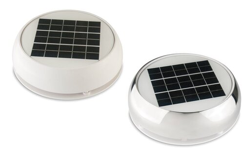Solar dag & nacht ventilator voor de boot