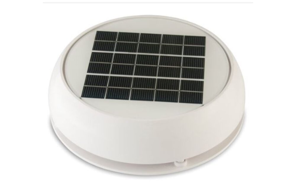 Solar dag & nacht ventilator voor de boot