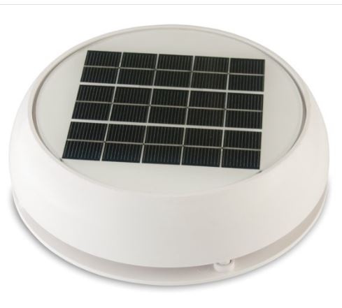 Solar dag & nacht ventilator voor de boot