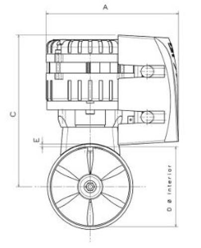 Max Power Boegschroef ECO Proportioneel motorkit 24V/48V