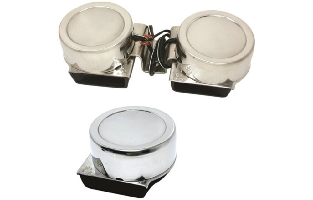 Allpa RVS elektromagnetische mini scheepshoorn