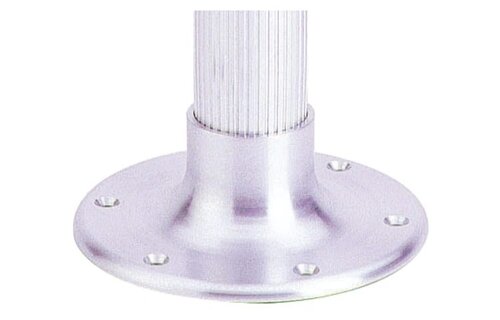 Tafelpoot serie 57mm opbouwvoet