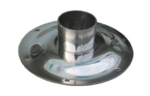 Vaste tafelpoot rvs 70cm