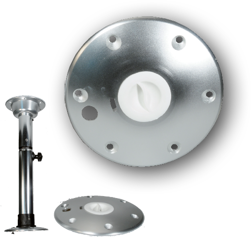 allpa Aluminium twist lock extra voetplaat