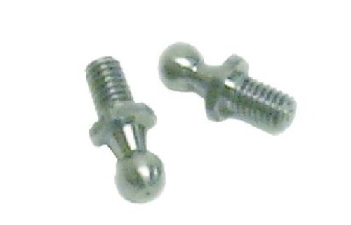 Nautalift, RVS 10mm kogelfittings met uitwendige draad (per paar)