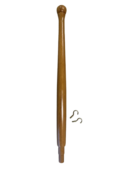 Mahonie houten vlaggenstok