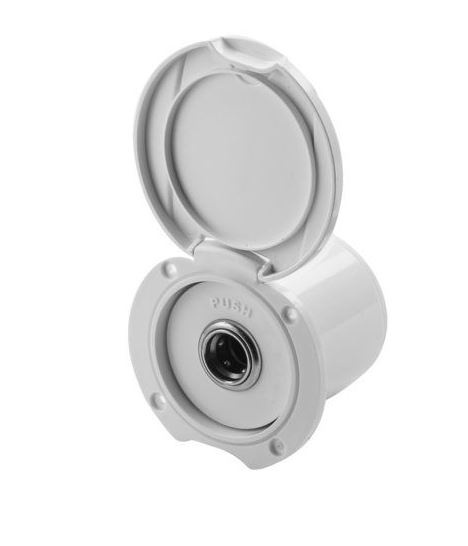 Box met snelkoppeling voor uitgaand water