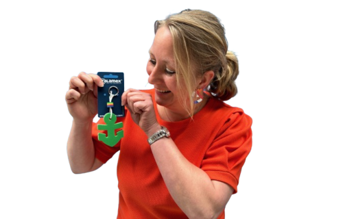 Drijver / anker sleutelhanger