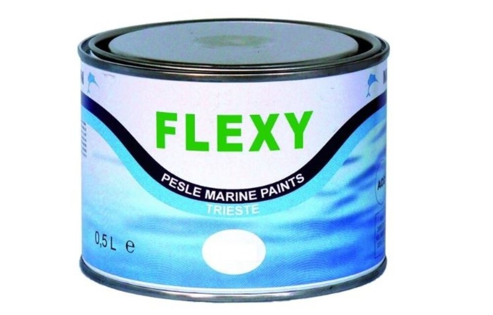 Yachticon Flexibele rubber verf voor opblaasboten 500 ml zwart