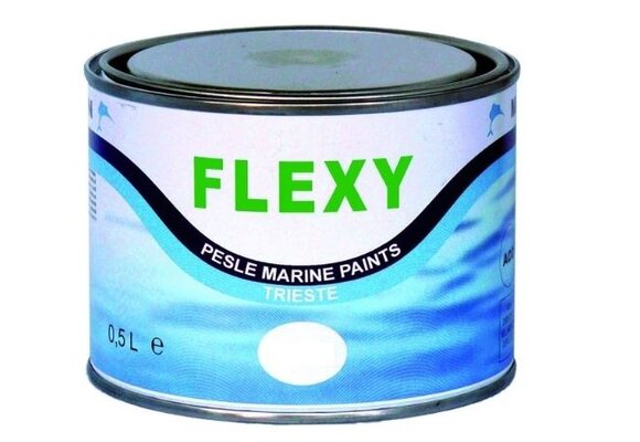 Yachticon Flexibele rubber verf voor opblaasboten 500 ml zwart