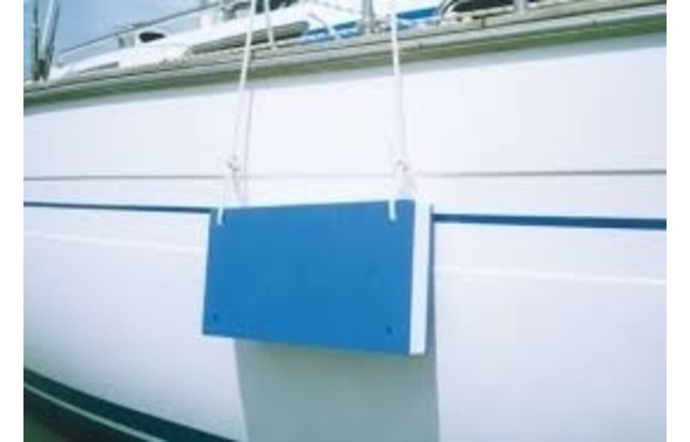 Yachticon Fender plat size 1, 412 x 212 x 46 mm