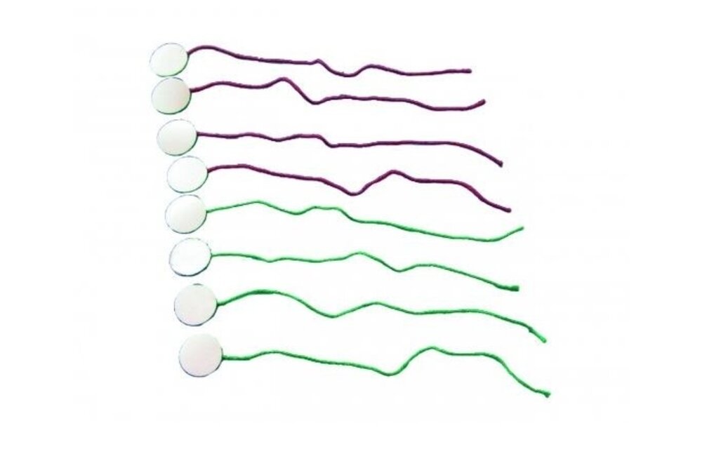 Yachticon Tell tales 4 rood, 4 groen