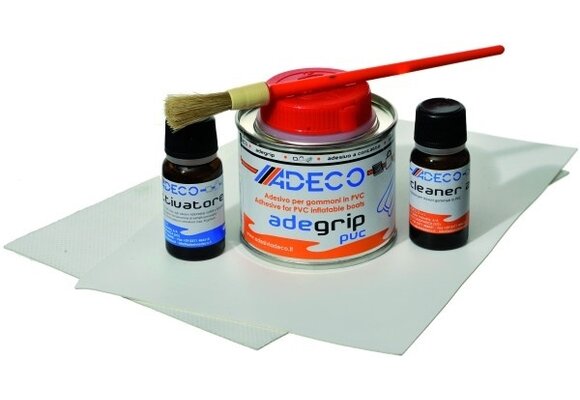 Yachticon Rubberboot reparatie kit professioneel PVC grijs