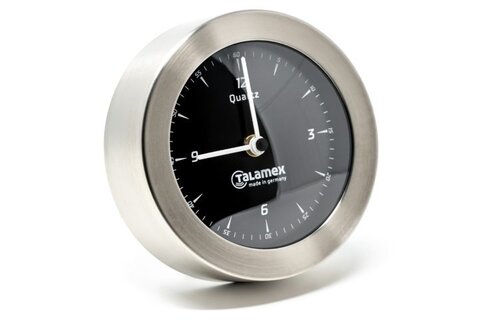 Talamex klok Serie 100 RVS Blackline