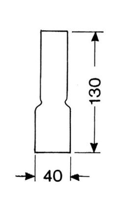 Reserveglas 10''' x 130mm