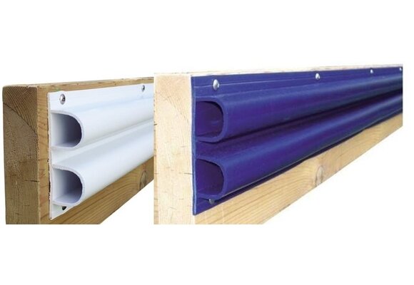 Steigerstootrand dubbel D-profiel