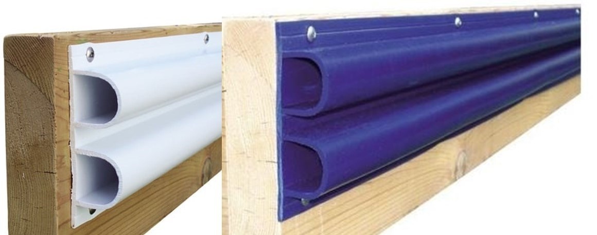 Steigerstootrand dubbel D-profiel