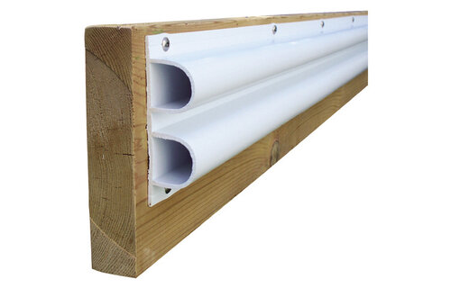 Steigerstootrand dubbel D-profiel