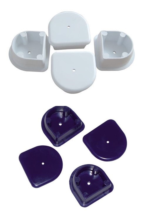 Steigerstootrand | dubbel-D eindstuk (4-pcs)