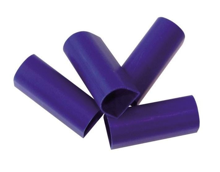 Steigerstootrand dubbel D-connector wit (4pcs)